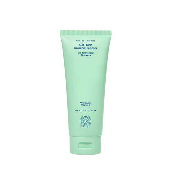 SKINPOSSIBLE Get Fresh Calming Cleanser in a cucumber coloured tube