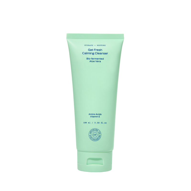 SKINPOSSIBLE Get Fresh Calming Cleanser in a cucumber coloured tube